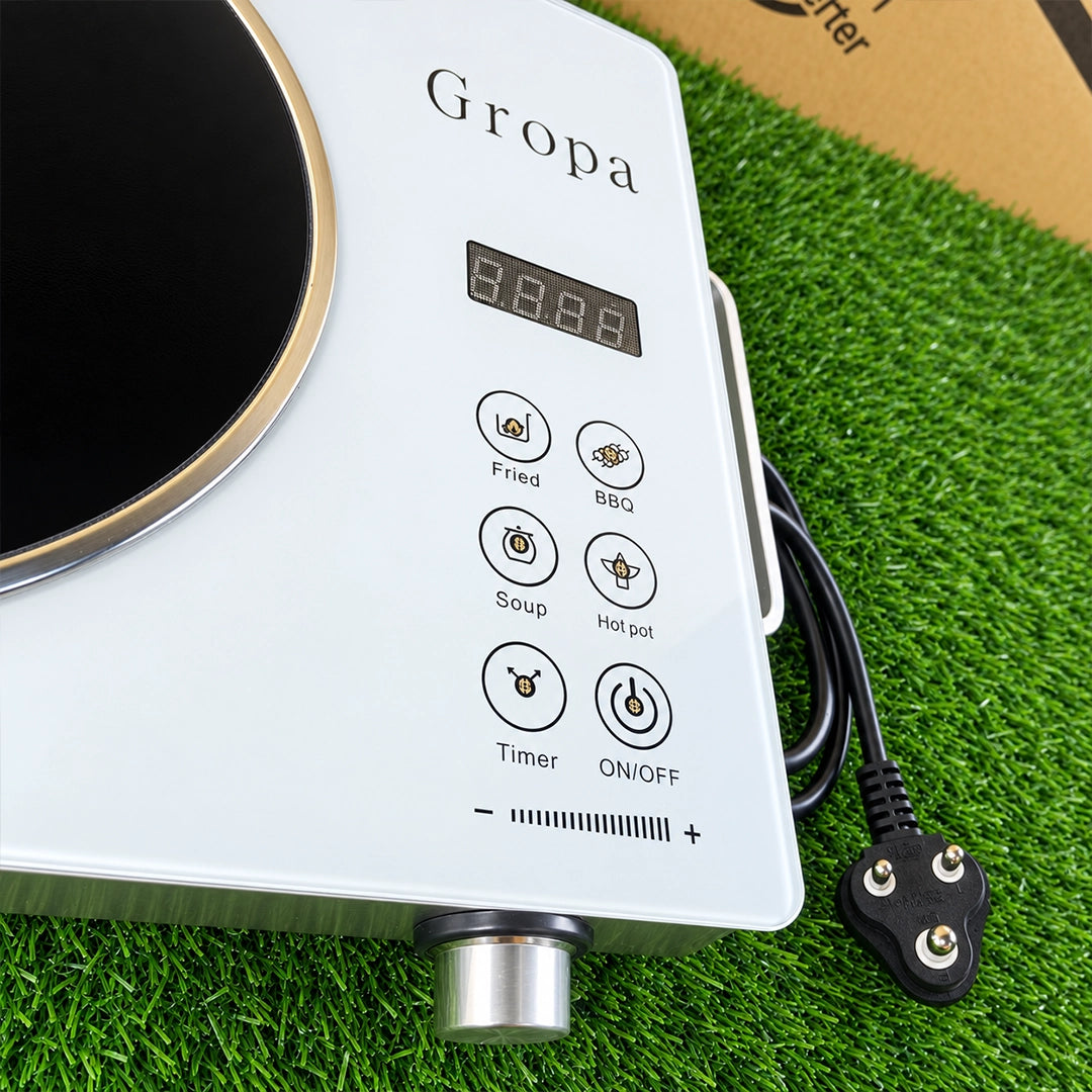 Gropa Inverter Electric Stove – 3500W | 220V | Multi-Function Cooking | Fried, BBQ, Soup & Hot Pot