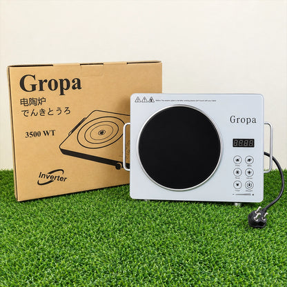 Gropa Inverter Electric Stove – 3500W | 220V | Multi-Function Cooking | Fried, BBQ, Soup & Hot Pot