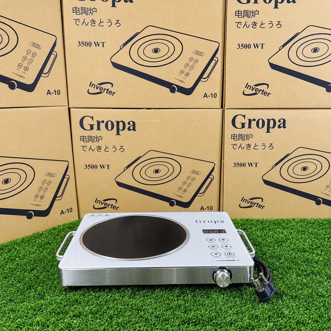 Gropa Inverter Electric Stove – 3500W | 220V | Multi-Function Cooking | Fried, BBQ, Soup & Hot Pot