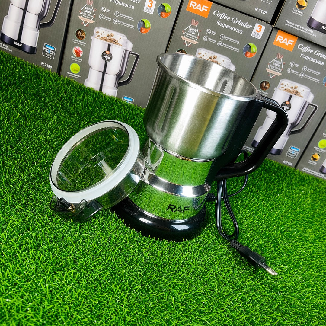 RAF Coffee Grinder R.7132 – 300W | 14,500 RPM | 85g | Stainless Steel Blades
