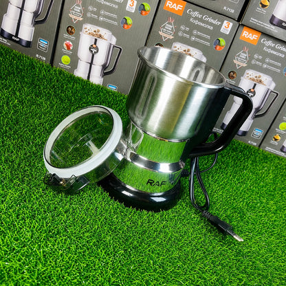 RAF Coffee Grinder R.7132 – 300W | 14,500 RPM | 85g | Stainless Steel Blades