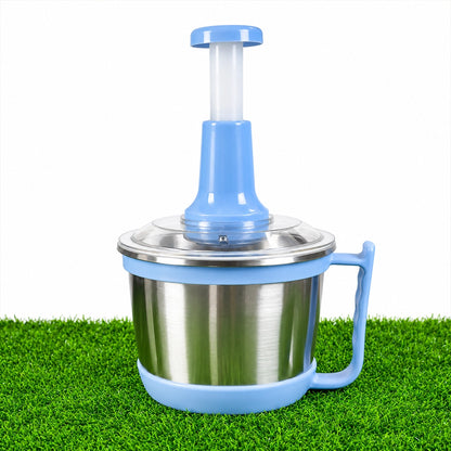 RAF R.8837 3-in-1 Electric Food Chopper – 3L Stainless Steel Bowl, 6-Blade System & Egg Beater