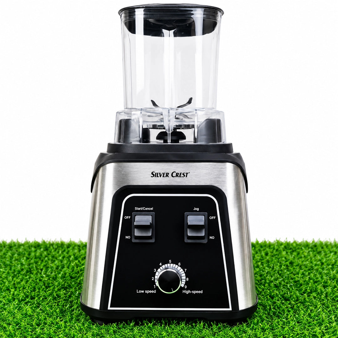 Silver Crest SC7291 2-in-1 Commercial Blender – 3L Jug & 1L Grinder, Heavy-Duty Motor