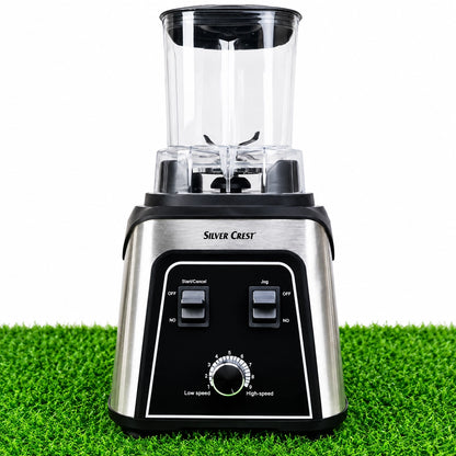 Silver Crest SC7291 2-in-1 Commercial Blender – 3L Jug & 1L Grinder, Heavy-Duty Motor