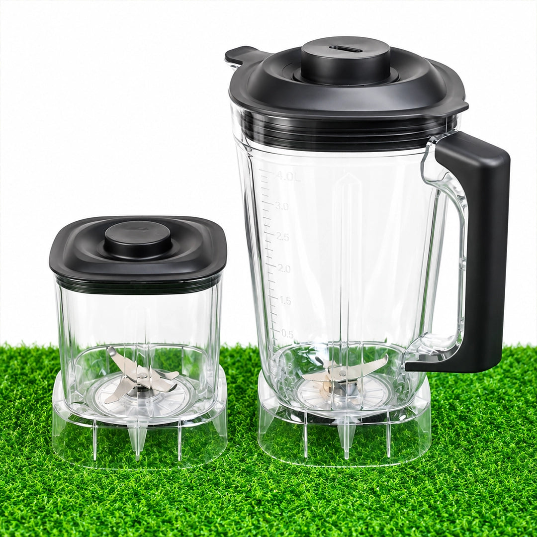 Silver Crest SC7291 2-in-1 Commercial Blender – 3L Jug & 1L Grinder, Heavy-Duty Motor