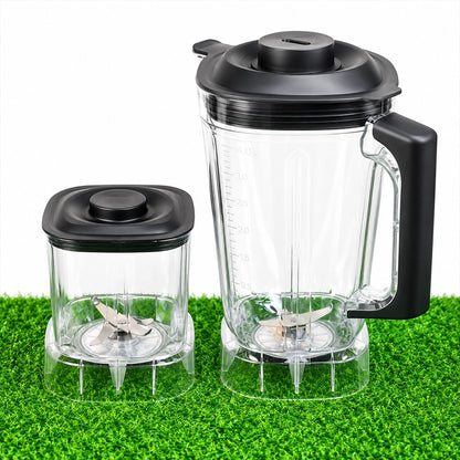 Silver Crest SC7291 2-in-1 Commercial Blender – 3L Jug & 1L Grinder, Heavy-Duty Motor