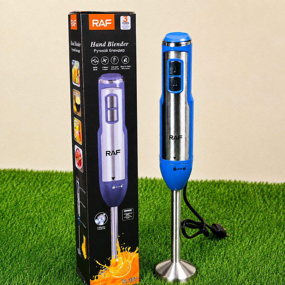 RAF Hand Blender R.377 – 2 Speed | Stainless Steel Shaft