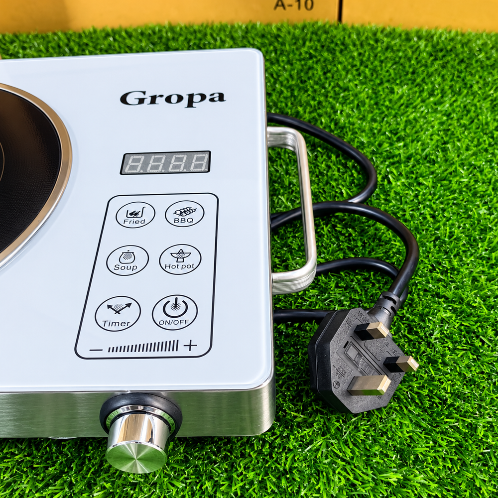 Gropa Inverter Electric Stove – 3500W | 220V | Multi-Function Cooking | Fried, BBQ, Soup & Hot Pot