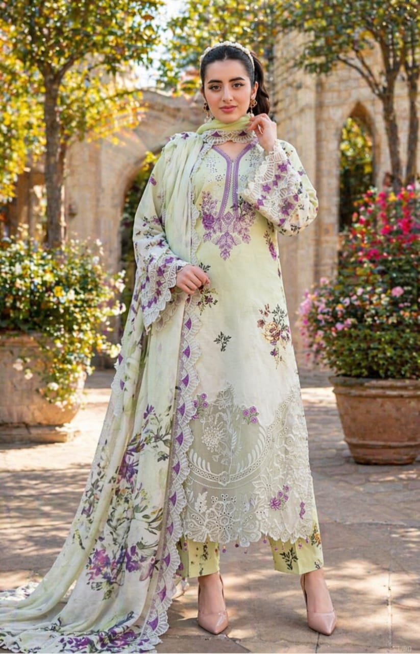 Embroidered Lawn Suit