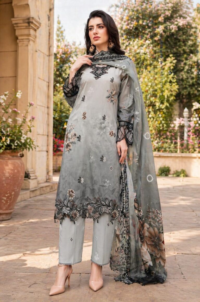 Embroidered Lawn Suit