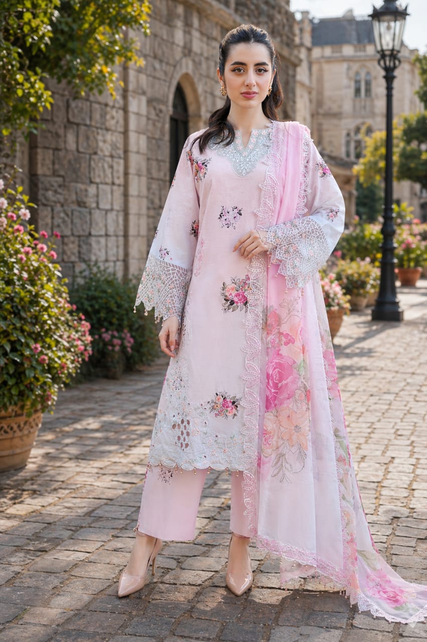 Embroidered Lawn Suit