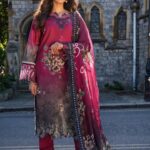 Embroidered Chikankari Style Lawn Suit – 3PC Unstitched