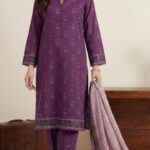 3 piece unstitched soft touch lawn suit