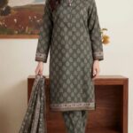 3 piece unstitched soft touch lawn suit