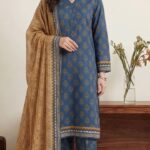 3 piece unstitched soft touch lawn suit