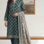 3 piece unstitched soft touch lawn suit